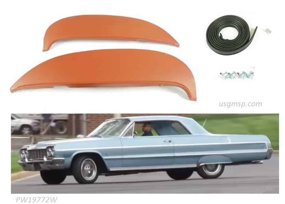 Fender Skirt Kit: 1964 Chev Impala & Bel Air